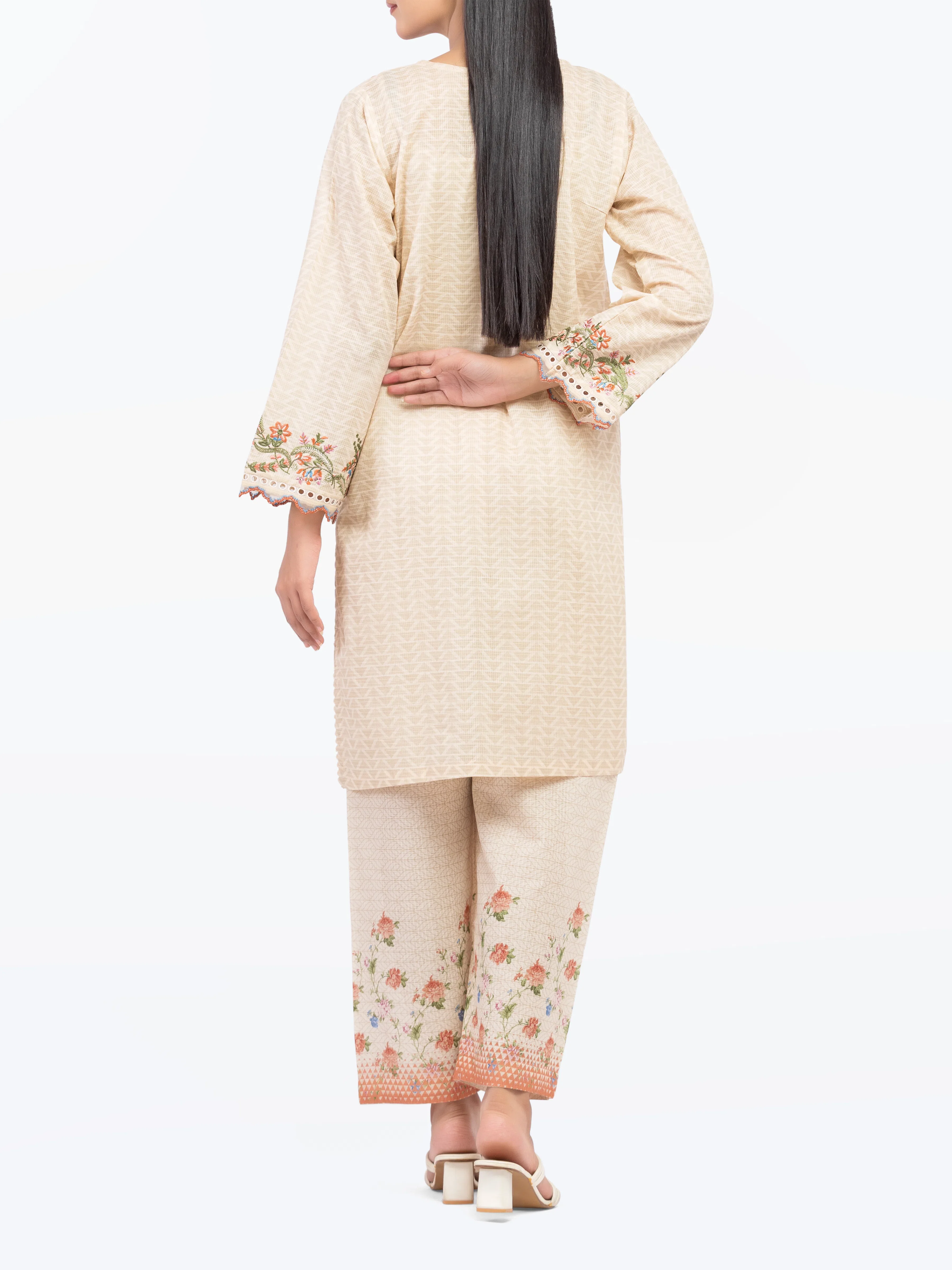 Pret Printed Lawn Slub Co-Ord Set - EWTKP5-81680ST - Image 6