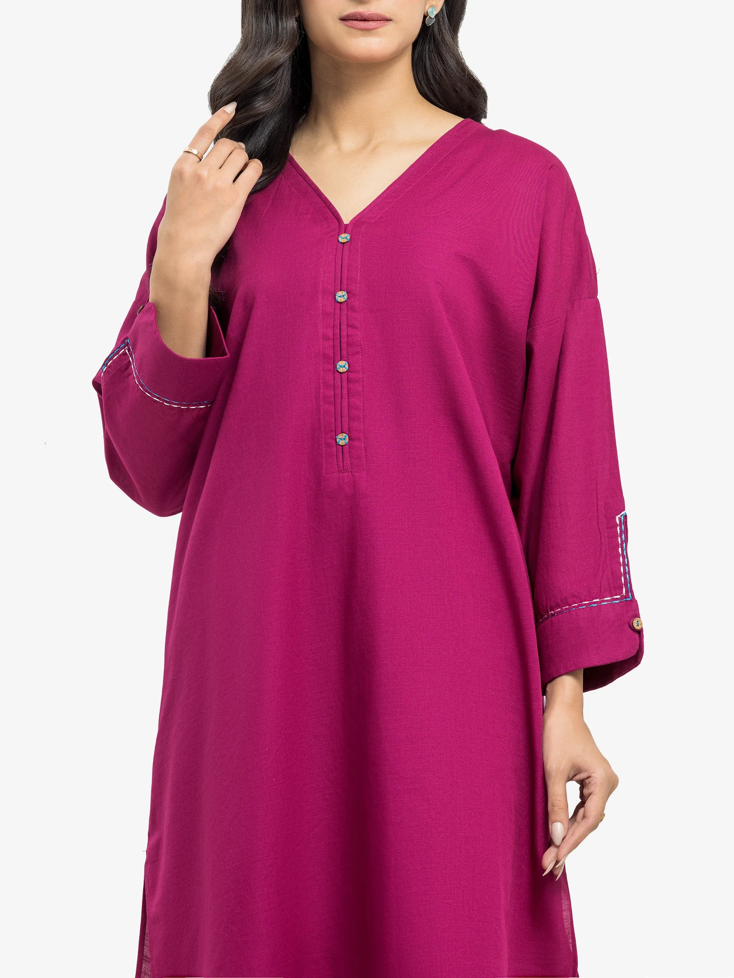 Pret Solid Khaddar Co-ord Set - EWTKS24-81403ST - Image 2