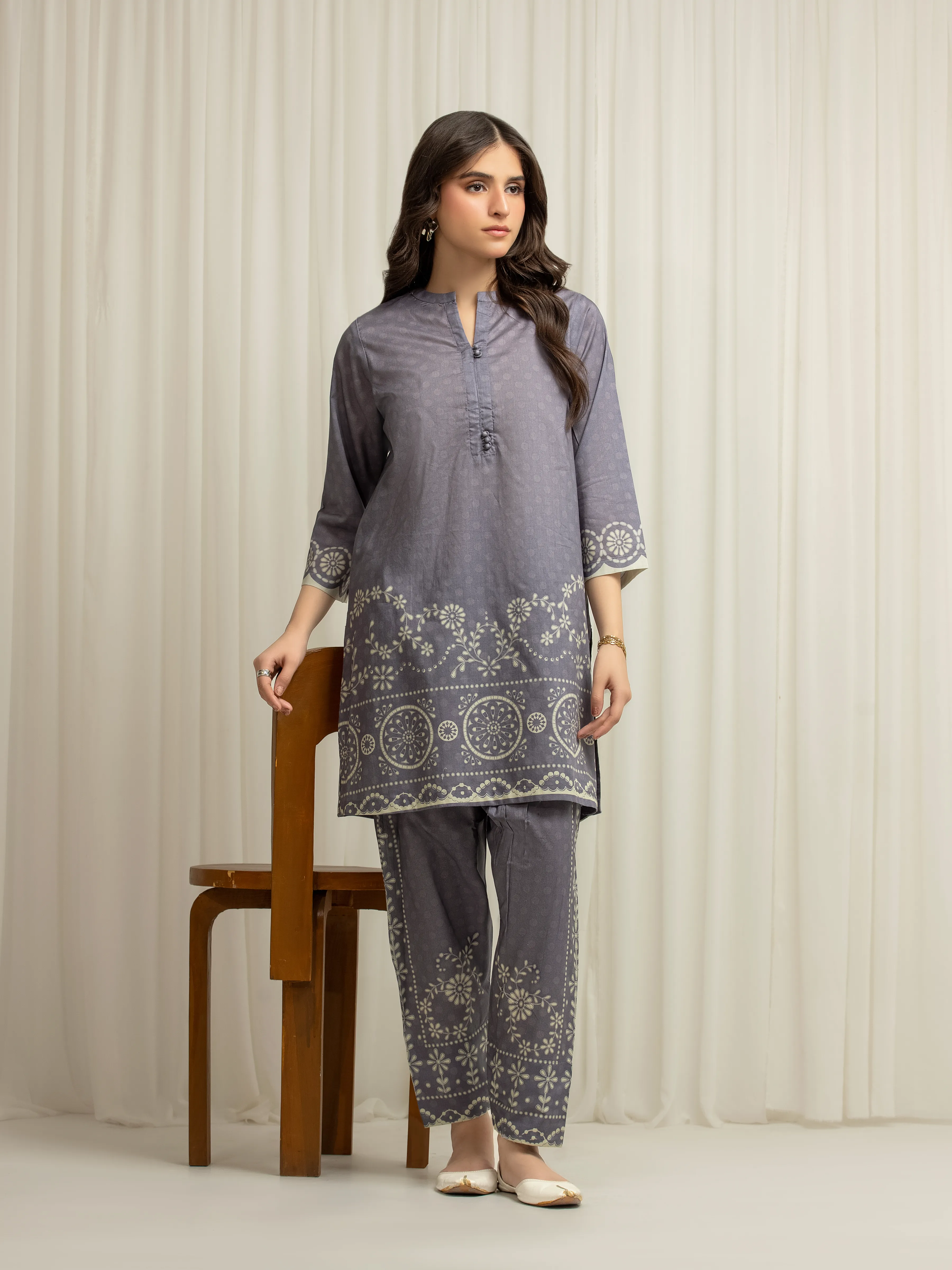 Pret Printed Lawn Co-Ord Set - EWTKP6-86019ST