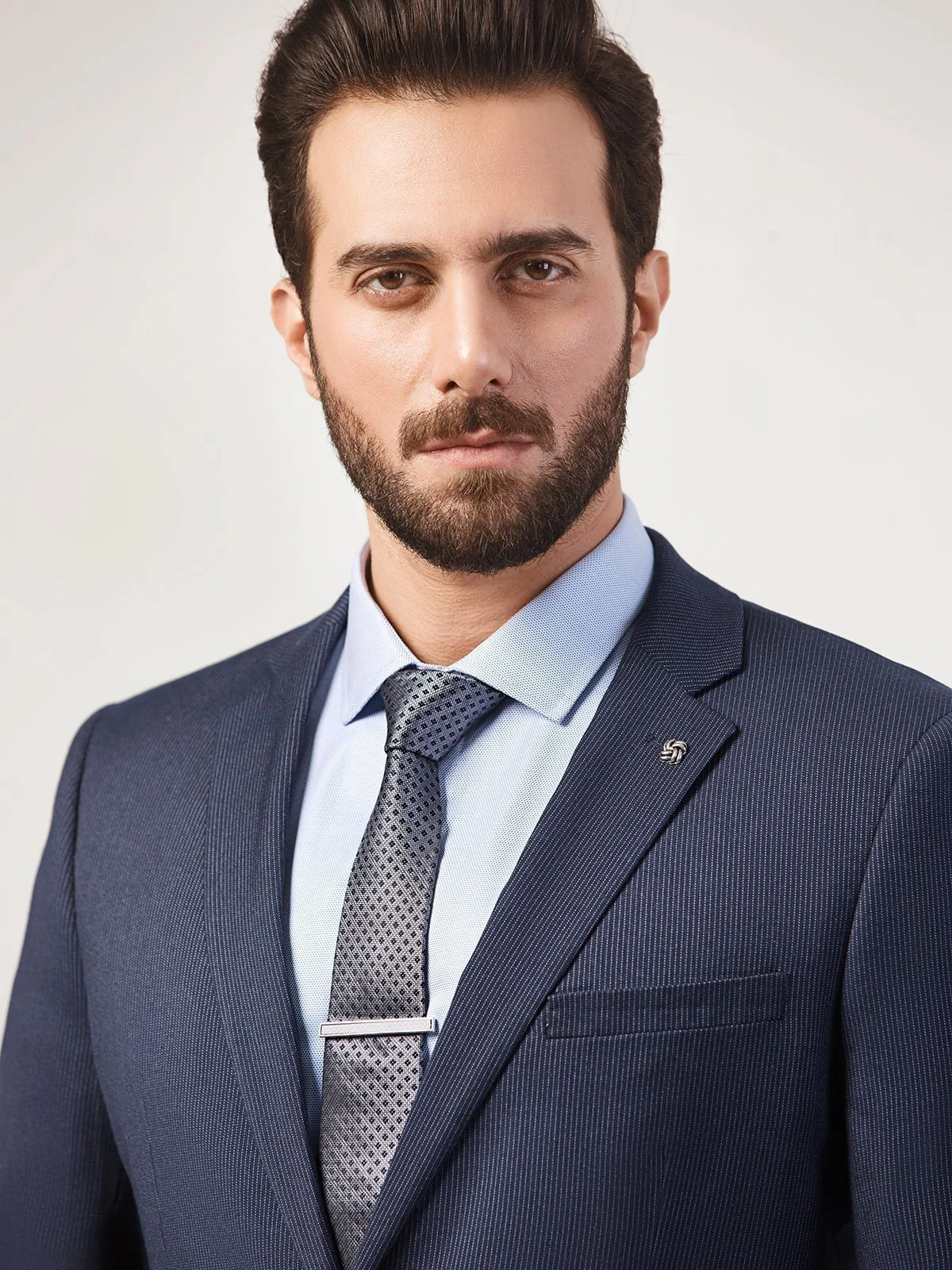 Single Breasted Suit EMTSB18SF-8089 - Image 4