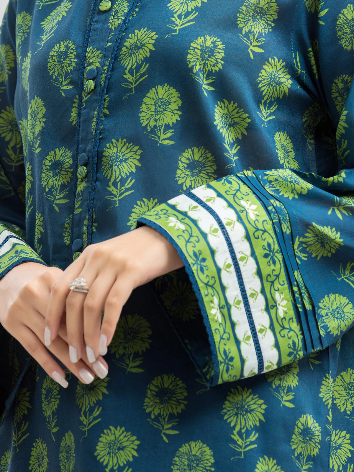 Unstitched Printed Viscose Suit - EWU24A4-29234-3P - Image 6