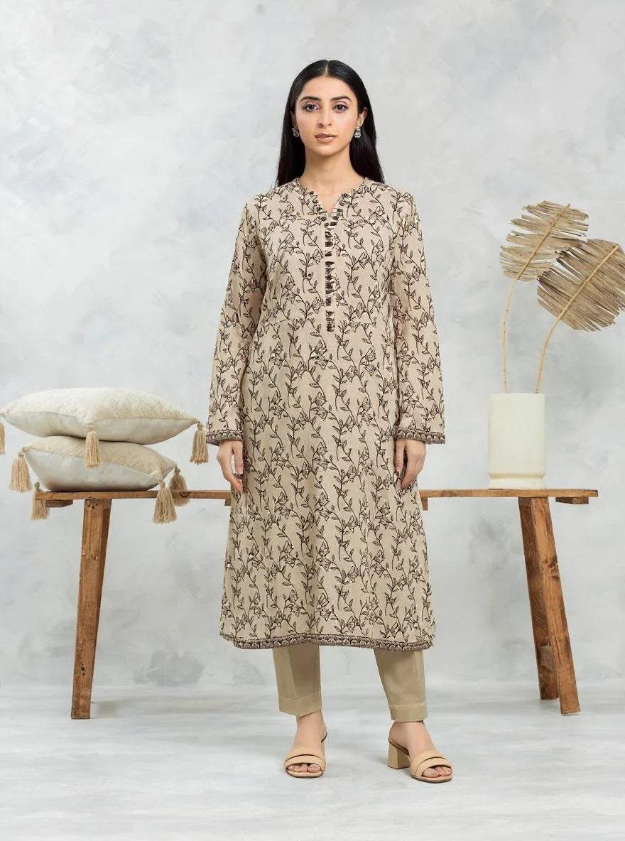 Unstitched Printed Cambric Shirt Trouser - EWU24A2-29265ST