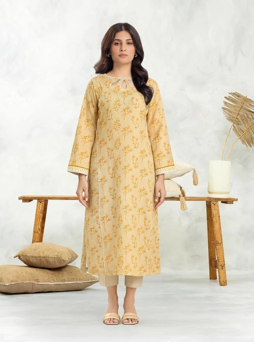 Unstitched Printed Lawn Shirt Trouser - EWU24A1-29136ST