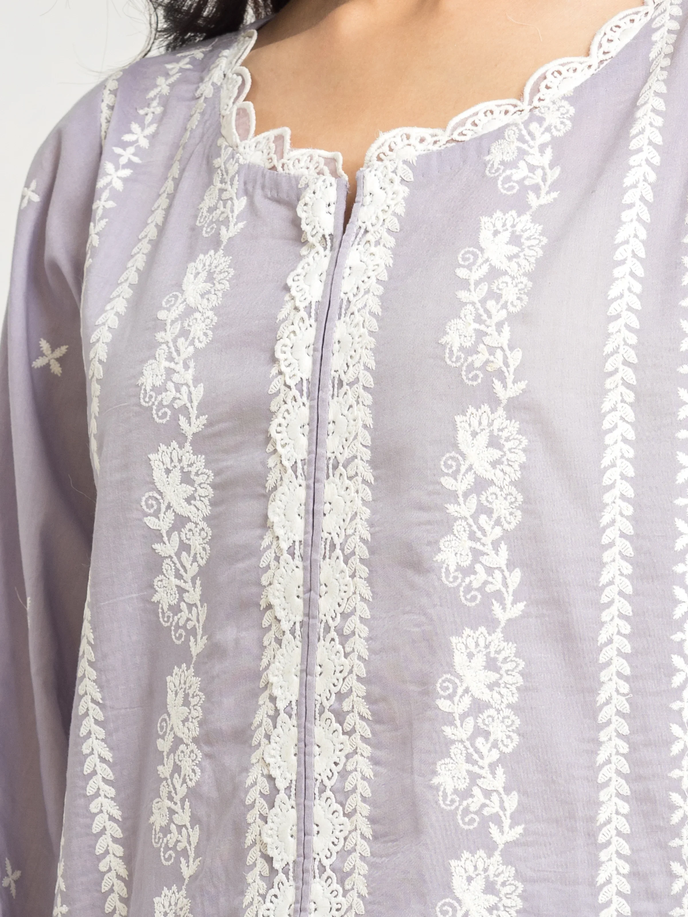 Unstitched Embroidered Cambric Suit - EWU24V2-30150-3P - Image 2