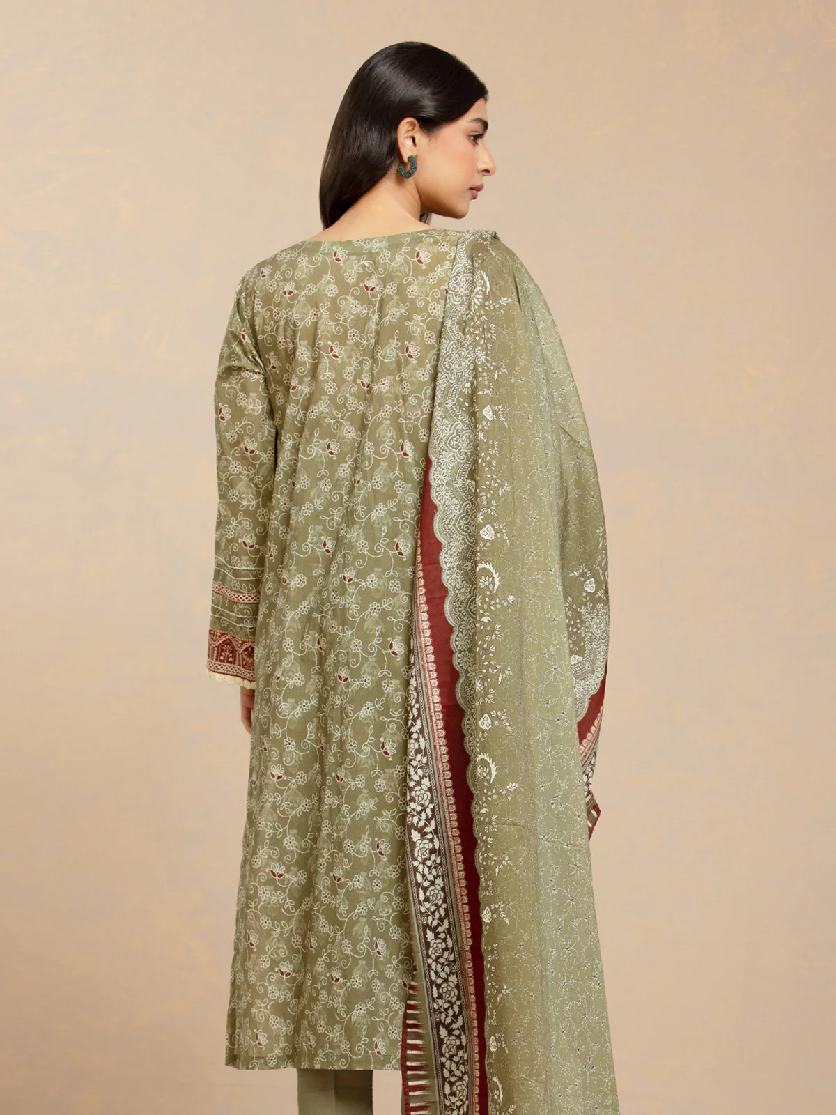 Unstitched Printed Lawn Suit - EWU24A1-29483-3P - Image 5