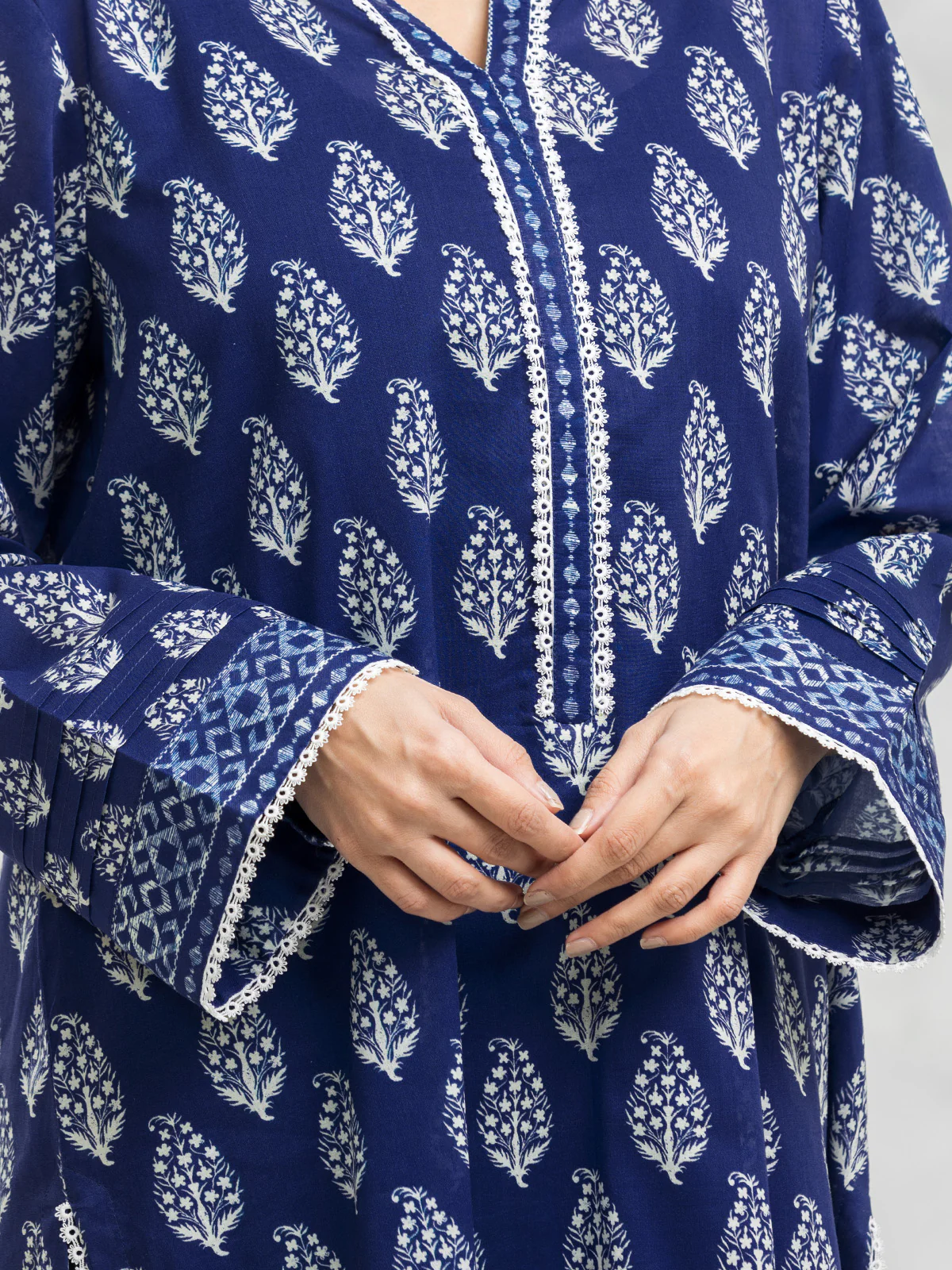 Unstitched Printed Viscose Suit - EWU24A4-29114-3P - Image 3