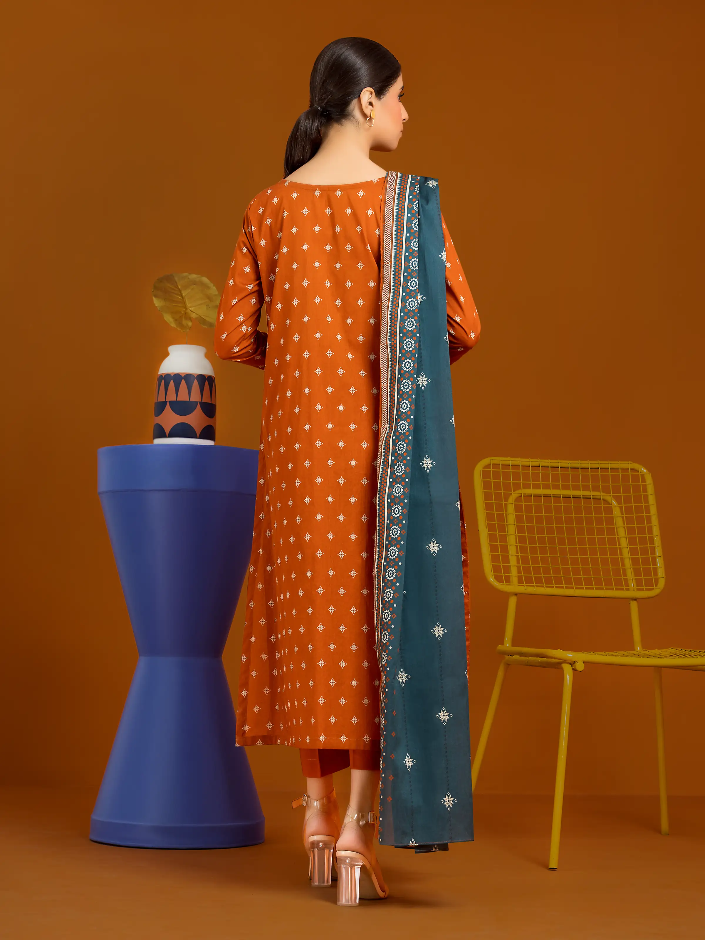 Unstitched Printed Cambric Suit - EWU24A2-27030-3P - Image 2