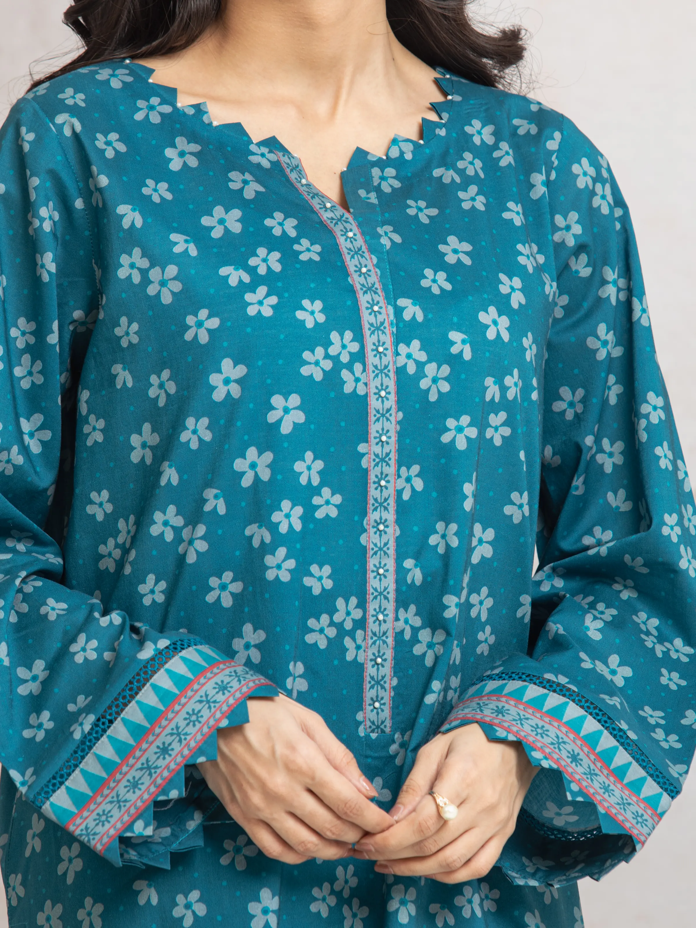 Unstitched Printed Cambric Suit - EWU24M2-006 - Image 3
