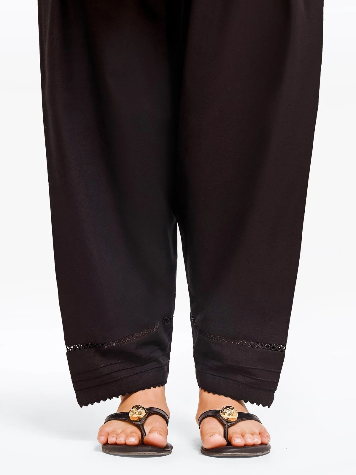Women's Black Shalwar - EWBEB23-76557