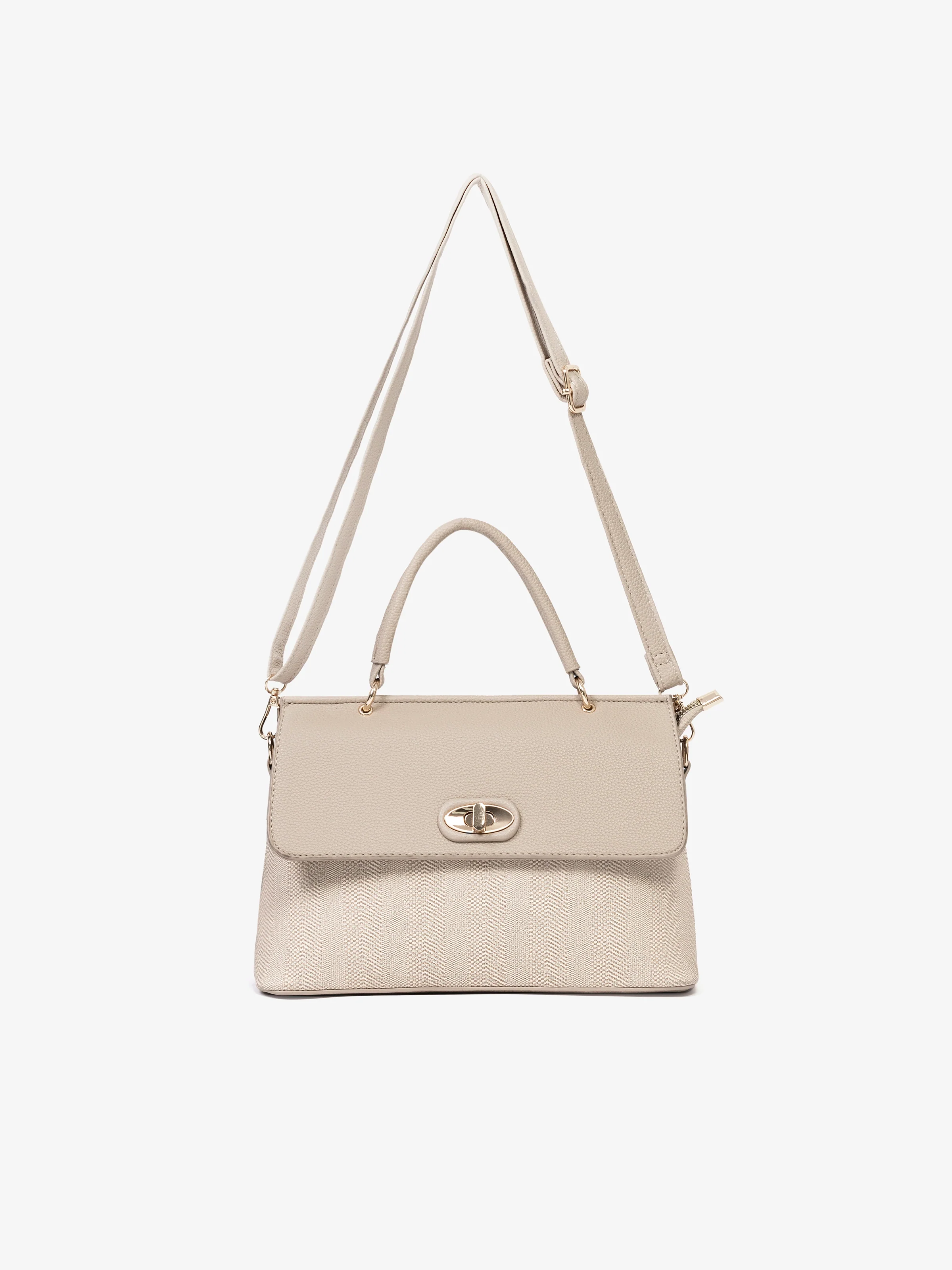 Women's Beige Crossbody Bag - EAWHB5-050