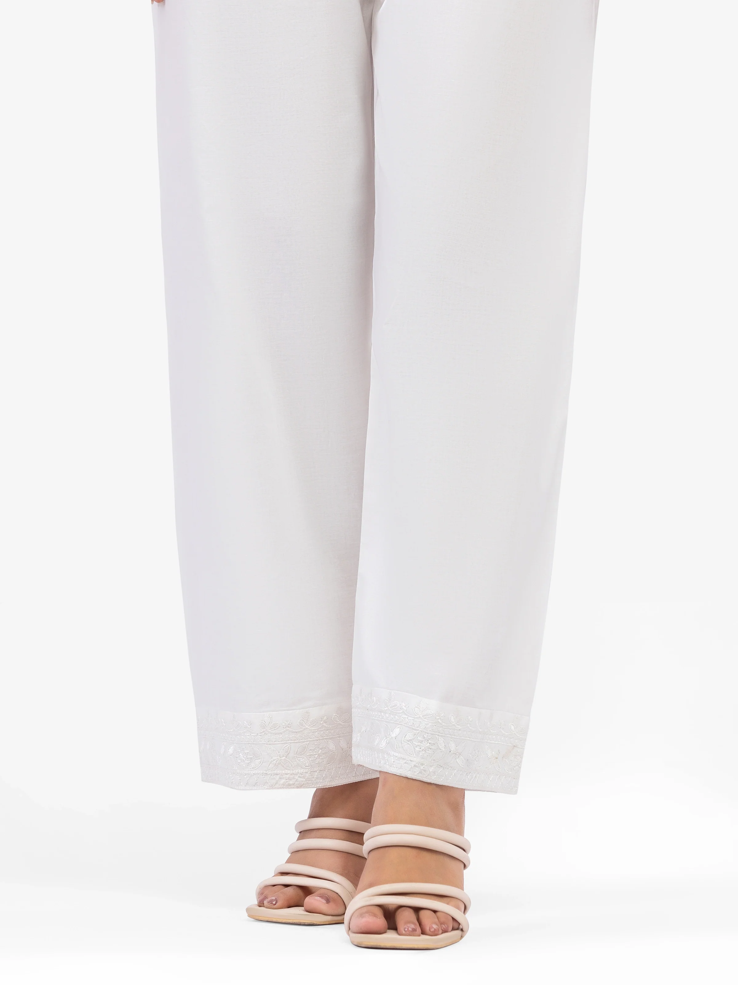 Women's Off White Trouser - EWBE5-76599