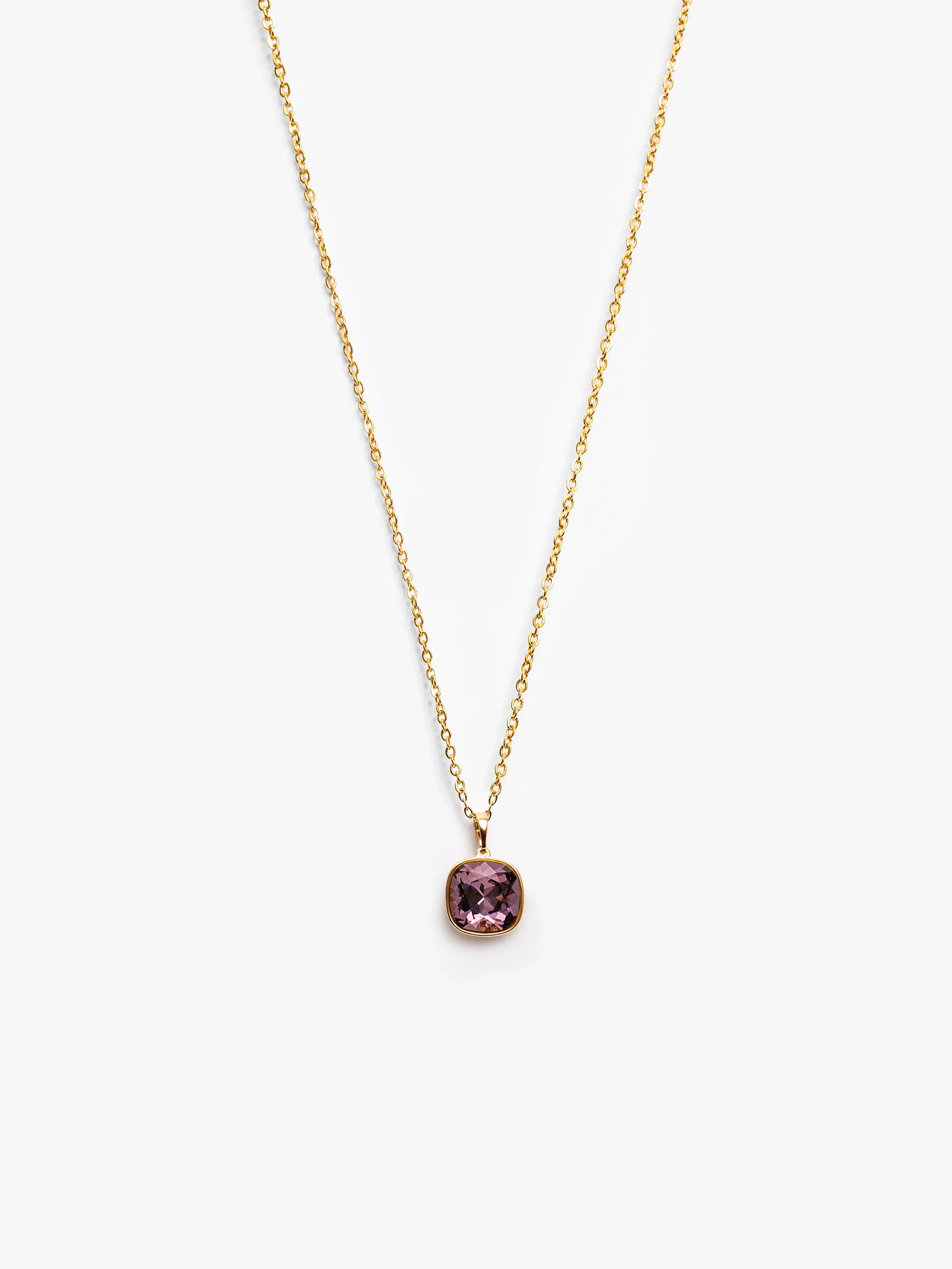 Amethyst Gleam Necklace - EAWN5-014